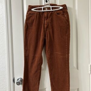 PacSun Women's Brown Corduroy Pants